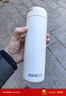 九陽(yáng)（Joyoung）保溫杯水杯成人兒童保溫杯保溫杯大容量茶杯伴手禮 口袋杯白色 曬單實(shí)拍圖