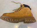 Dickies【明星同款】情侶馬丁靴男靴復古大黃靴時(shí)尚工裝靴 土黃 44 曬單實(shí)拍圖