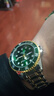 (0.01)綠水鬼男士手表男款全自動(dòng)非機械表鋼帶商務(wù)防水石英男表 (綠水鬼-普通款)間金綠面 一件起批 曬單實(shí)拍圖
