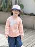 幼歌（YOUGE）春季新品嬰幼兒卡通印花長(cháng)袖T打底中小童圓領(lǐng)有機棉上衣 粉色（73-90肩開(kāi)扣） 100 cm 曬單實(shí)拍圖