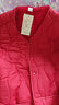 2025新款內穿外搭媽媽裝保暖羽絨棉內膽短款中老年加厚長(cháng)袖小棉襖 大紅色（604葫蘆花內膽） 2XL 128-140斤 曬單實(shí)拍圖