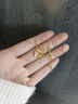 中國黃金（CHINA GOLD）黃金莫比烏斯環(huán)吊墜足金簡(jiǎn)約百搭掛墜送女友老婆女神節禮物 足金莫比烏斯吊墜約0.16g【贈銀鏈】 曬單實(shí)拍圖