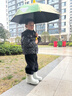 牧萌兒童雨鞋男童女童寶寶防水防滑耐磨雨靴 橄欖綠【束口款】32 曬單實(shí)拍圖