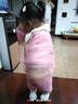 貝瑞加（Babyprints）兒童內衣套裝男女寶寶秋衣秋褲2件套純棉家居服上衣褲子 粉兔90 曬單實(shí)拍圖