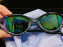 速比濤（Speedo）云感2.0Biofuse柔韌舒適鍍膜成人泳鏡游泳裝備 黑色/黃色 曬單實(shí)拍圖