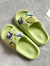 變形金剛（Transformers）變形金剛兒童拖鞋夏款中大男童寶寶洗澡軟底防滑涼拖鞋 綠色230碼 曬單實(shí)拍圖