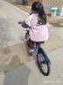 鳳凰官方旗艦店兒童自行車(chē)男女變速青少年學(xué)生山地車(chē)碟剎賽車(chē) 星際 粉紫【單速】輻條輪 20寸【適合125-160cm】 曬單實(shí)拍圖