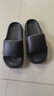 稻草人拖鞋男士居家用洗澡防滑浴室內戶(hù)外穿情侶厚底靜音女涼拖 黑40-41 曬單實(shí)拍圖