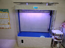 靚寵熱彎一體成型魚(yú)缸家用招財玄關(guān)空氣立式led燈全套循環(huán)過(guò)濾水族箱 白冰花 120x40x150cm 曬單實(shí)拍圖