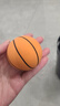 6cm超高彈力迷你橡膠小籃球解壓空心拍拍球玩具mini模型擺件 橘色 曬單實(shí)拍圖