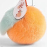 匠心手工坊新年禮物可愛(ài)獺兔毛書(shū)包掛件毛絨包包掛飾創(chuàng  )意飾品汽車(chē)鑰匙扣配件 【大吉大利】橘子掛件 曬單實(shí)拍圖