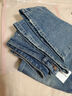 三彩2026春季新款修身微喇牛仔褲水洗喇叭褲休閑長(cháng)褲通勤Z 曬單實(shí)拍圖