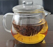 高茗 玻璃泡茶壺加厚耐高溫透明煮茶器花茶壺茶水分離泡茶家用壺 企潤壺400ml【加厚】 曬單實(shí)拍圖