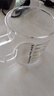 弗萊文茨高硼硅玻璃杯兒童學(xué)生牛奶杯耐熱帶把手直飲杯居家職場(chǎng)帶刻度吸杯 帶把刻度杯400ml（無(wú)蓋）2只 曬單實(shí)拍圖