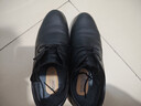 回力男鞋皮鞋冬季商務(wù)黑色正裝鞋耐磨黑色增高加絨 氣質(zhì)黑-普通款 43 曬單實(shí)拍圖