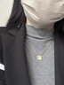 伊燦貓眼石四葉草項鏈女夏輕奢小眾設計感高級鎖骨鏈氣質(zhì)時(shí)尚個(gè)性頸鏈 貓眼石四葉草項鏈女 曬單實(shí)拍圖