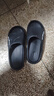 回力居家男士拖鞋室內外穿不易滑臭沙灘涼拖鞋HL02331黑色42-43碼 曬單實(shí)拍圖