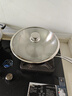 美廚（MAXCOOK）304不銹鋼炒鍋 帶蓋鍋具32cm三層鋼鍋 電磁爐燃氣爐通用MCGU-YY32 曬單實(shí)拍圖