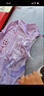 迪士尼兒童泳衣小女孩幼兒寶寶3-6歲連體式平角游泳套裝D35024香芋紫100 曬單實(shí)拍圖