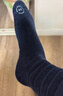蕉內熱皮302++男士棉襪子保暖7A抗菌防臭中筒吸濕遠紅外發(fā)熱秋冬4雙 曬單實(shí)拍圖