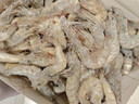 環(huán)球水產(chǎn)鮮凍白蝦（大號） 去冰凈重4斤 80-100只 海鮮燒烤 家庭 聚餐送禮 曬單實(shí)拍圖