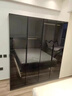 展列衣柜臥室家用四門(mén)六門(mén)推拉收納柜玻璃門(mén)實(shí)木簡(jiǎn)易儲物柜子定制衣櫥 玻璃衣柜【二門(mén)】0.8米 包安裝 曬單實(shí)拍圖