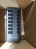 阿卡西斯 USB3.0擴展塢分線(xiàn)器HUB拓展塢 高速擴展筆記本臺式電腦接口一拖十集線(xiàn)器帶供電源適配器 7口USB3.0可分控【鋁合金款配電源】灰 曬單實(shí)拍圖