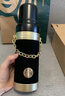 星巴克（Starbucks）杯子 咖啡寶藏系列 高顏值黑色不銹鋼保溫杯咖啡杯男女士送禮禮物 流金款不銹鋼保溫杯580ml 曬單實(shí)拍圖