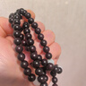 石玥珠寶 小葉紫檀手串老料高密108佛珠翡翠手鏈男女款 6mm 曬單實(shí)拍圖
