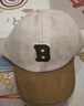 戴維貝拉（DAVE＆BELLA）秋冬新款男童棒球帽戶(hù)外小童帽子兒童鴨舌帽男寶寶童帽 奶油杏色【DB4242243-N】 52( 建議帽圍約50-52cm) 曬單實(shí)拍圖