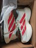 阿迪達斯（adidas）ADIZERO EVO SL 競速美學(xué)馬拉松跑步運動(dòng)鞋 KI1480紅/白 曬單實(shí)拍圖