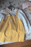 戴維貝拉（DAVE＆BELLA）女童連衣裙春兒童長(cháng)袖A字裙女寶甜美鵝黃色裙子 曬單實(shí)拍圖
