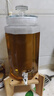 泡酒專(zhuān)用泡酒瓶高檔人參酒壇子玻璃藥酒壇酒缸密封白酒罐子帶龍頭 10斤裝ABS龍頭+竹底座 曬單實(shí)拍圖