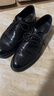意爾康男鞋春秋真皮商務(wù)正裝皮鞋軟底舒適通勤婚鞋 61305W黑色42 曬單實(shí)拍圖