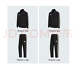 阿迪達斯（adidas）運動(dòng)套裝男春季跑步運動(dòng)套裝防風(fēng)夾克直筒褲兩件套 黑白 S 曬單實(shí)拍圖