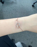 EMPORIO ARMANI阿瑪尼女士手鏈玫瑰金色手鏈女生日禮物送女友次日達EGS3005221 曬單實(shí)拍圖