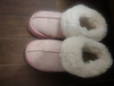 棉拖鞋女冬季室內居家用防滑保暖月子鞋毛絨加絨加厚毛毛拖鞋男冬 藕粉色 38-39 曬單實(shí)拍圖