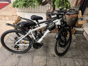 永久自行車(chē)成人山地車(chē)自行車(chē)學(xué)生男女鋁合金變速公路自行車(chē)油碟單車(chē) 【鋼架/全套軸承】蛟白色 24速 26寸【推薦155-185cm】 曬單實(shí)拍圖