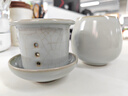 雅瓷汝窯旅行茶杯陶瓷茶水分離帶茶漏帶蓋辦公室泡茶水杯汝瓷逍遙杯 汝窯逍遙杯225ml1只 曬單實(shí)拍圖