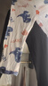 俞兆林（YUZHAOLIN）兒童睡衣男童家居服套裝純棉四季空調服中小童衣服童裝 恐龍足跡 曬單實(shí)拍圖