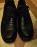 紅蜻蜓秋冬真皮正品皮鞋牛皮輕便軟底男士商務(wù)休閑皮鞋WJA33220 黑色 41 曬單實(shí)拍圖