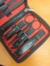 金達日美指甲刀套裝工具包9件全套指甲鉗修甲掏耳勺指甲剪一套指甲銼挖耳 曬單實(shí)拍圖