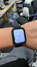 適用iwatch8蘋(píng)果S9手表applewatch9保護殼S8表帶ultra表殼S7表套7 黑色金屬半包款 適用:iwatch_S6_5_4_SE【44mm】 曬單實(shí)拍圖