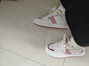 回力（Warrior）女鞋蛋糕厚底小白鞋女春季新款增高板鞋透氣百搭學(xué)生運動(dòng)休閑鞋子 白酒紅 37 曬單實(shí)拍圖