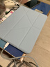 盾優(yōu)匠適用2026年款iPad Air 11英寸保護套 25/24款M4/M3通用8/7/6代蘋(píng)果平板保護殼抗摔Y折白冰藍 曬單實(shí)拍圖
