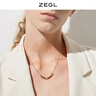 ZEGL小方糖項鏈女小眾設計感鎖骨鏈簡(jiǎn)約方塊頸鏈配飾送閨蜜生日禮物 曬單實(shí)拍圖
