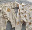 貝瑞加（Babyprints）嬰兒連體衣2件裝初生寶寶純棉A類(lèi)連體衣新生兒四季哈衣 黃52 曬單實(shí)拍圖