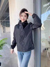 短款外套女情侶2026春夏新款沖鋒衣寬松百搭夾克衫學(xué)生連帽防風(fēng)衣 黑色 L 建議100-115斤 曬單實(shí)拍圖