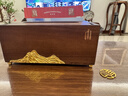 褐本黑胡桃木實(shí)木紙巾盒客廳高檔輕奢創(chuàng  )意可愛(ài)桌面抽紙盒多功能收納盒 原創(chuàng  )超牛紙巾盒 曬單實(shí)拍圖