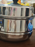 科固（KEGOO）雙層蒸鍋二層蒸籠加厚不銹鋼28cm 燃氣灶電磁爐通用煲湯煮鍋KG101 曬單實(shí)拍圖